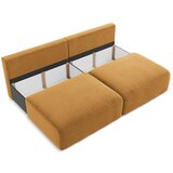 Makamii Narančasta sklopiva/s prostorom za odlaganje sofa 216 cm Kalena – | shoptok.hr