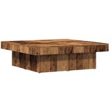 Maison Chic Kava miza - kavna mizica - Nizka mizica Old Wood 90x90x28 cm Inženirski les, (21754661) | Shoptok.si