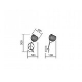  Redo 02-793 - Zidna lampa ANNE 1xE14/28W/230V | Eponuda.com