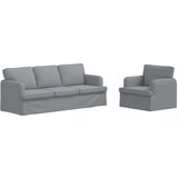  Set sofe 2 pcs Svijetlo siva 201 x 80 x 85 cm tkanina | shoptok.hr