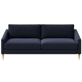 Ame Yens Tamno plava baršunasti sofa 200 cm Karoto – Cijene