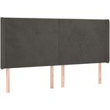  Box spring s madracem LED tamnosivi 160x200 cm baršun | shoptok.hr