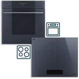 Smeg ugradbeni set ploča SIM1644DG + pećnica SOP6102TG (SET 12) u