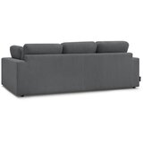 Bobochic Paris Temno siva sedežna garnitura iz rebrastega žameta 250 cm Belair – | Shoptok.si