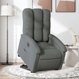 Maison Chic Električni naslanjač - Relax naslanjač s funkcijo vstajanja temno siv, (22061701) | Shoptok.si