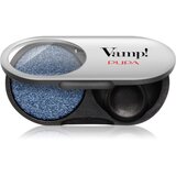 PUPA Milano Vamp! Radiant Baked Eyeshadow dolgoobstojna sijoča senčila za oči odtenek 307 Denim Blue - METALLIC 1 g Cene