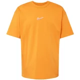 Nike Sportswear Majica 'PREM ESSNTL' oranžna / bela
