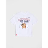 Sinsay Pamučna oversized majica s printom kapibare | shoptok.hr