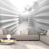  Tapeta - White Maze 100x70 | shoptok.hr