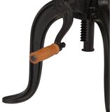  Bočni stolić od masivnog drva manga i željeza 45 x (45 - 62) cm | shoptok.hr