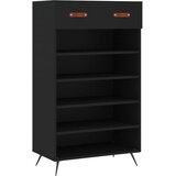  Ormarić za cipele crni 60 x 35 x 105 cm od konstruiranog drva Crna | shoptok.hr