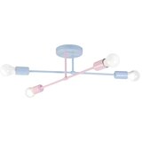  plafonski luster cambridge 4xE27/15W/230V plava/ružičasta | Eponuda.com