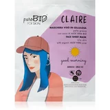 puroBIO cosmetics forskin good morning celulozna maska - 16 - claire - za mastno kožo