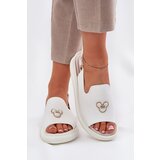 VINCEZA Women's leather sandals with decoration | shoptok.hr