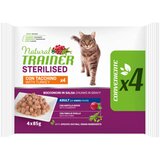 Natural trainer Cat Multipack Sterilised Adult, vrečka - puran - 4 x 85 g | Shoptok.si