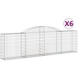  Lučne gabionske košare 6 kom 300x30x80/100 cm pocinčano željezo | Eponuda.ba