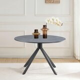 MID.YOU Jedilna Miza Lennox, Siva, Ø 110cm | Shoptok.si