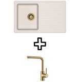 Aquasanita Set Notus SQ101AW + Zora PVD Silica/Zlato | shoptok.hr