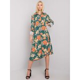 ex moda Dress-EM-SK-2909-3.37-dark green | Shoptok.si
