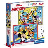 Clementoni Puzzle 2X20 Disney Mickey Cene