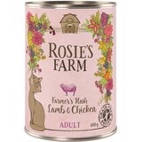  Varčno pakiranje Rosie's Farm Adult 12 x 400 g - Jagnjetina & piščanec | shoptok.hr