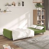  Kavč dvosed z ležiščem svetlo zelen žamet | Shoptok.si