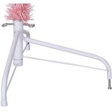  Umjetna polovica božićnog drvca sa stalkom ružičasta 210 cm PVC | Eponuda.com