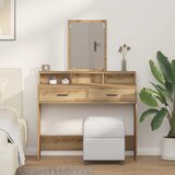  Toaletni stol s ladicama Umjetnički hrast 100 x 41 x 140 cm | shoptok.hr