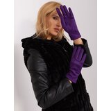 Wool Fashion Italia Gloves-AT-RK-2370.96-dark purple | Shoptok.si
