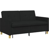  Krevet-sofa na razvlačenje Crna Tkanina | shoptok.hr