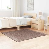  Protuklizni Shaggy Tepih Smeđa 120 x 120 cm PP | shoptok.hr