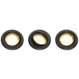 TWEEN LIGHT set ugradbenih LED svjetiljki (9 W, Crne boje, 3 Kom., Topla bijela) | shoptok.hr