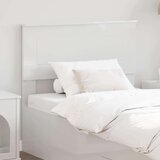  Uzglavlje s uzglavljem Sjajno bijelo 75 cm Konstruirano drvo | shoptok.hr