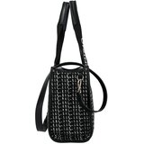 Valentino Shopper torba 'Candle' crna / bijela / bijela melange | shoptok.hr