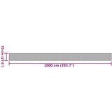  Tepih pravokutni svijetli prirodni 70 x 1000 cm od bambusa | shoptok.hr