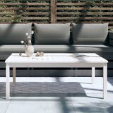  Vrtni stol bijeli 121x82,5x45 cm od masivne borovine | shoptok.hr
