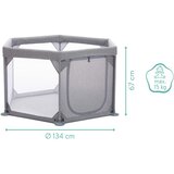 Fillikid dječja igraonica/vrtić Prag Hexagon 6-kutna, siva | shoptok.hr