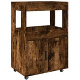 Barska kolica boja hrasta 60x39,5x89 cm od konstruiranog drva | Eponuda.ba