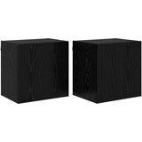 TV zidni ormari 2 pcs Crni hrast 40,5x30x40cm Konstruirano drvo | Eponuda.com