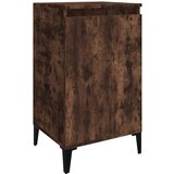 Maison Chic Nočna omarica - Nočna miza dimljeni hrast 40x35x70 cm inženirski les, (21688042) Cene