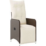 vidaXL 11-dijelni vrtni bistro set od poliratana s jastucima smeđi | shoptok.hr