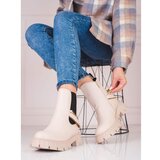 SHELOVET Beige women's daggers with chain Cijene