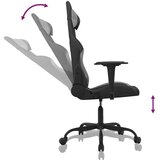  Gaming stol črno in svetlo sivo blago, (21378386) | Shoptok.si