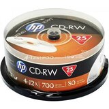 Hp cd-rw 700MB/4X-12X/1/25CAKE/69313 377HP25/Z Cene'.'