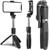 Selfie palica s stojalom PH - 40945 - Črna