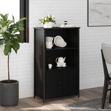 vidaXL Visoka omara črna 62x32x103,5 cm inženirski les Cene