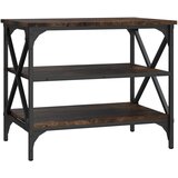 Maison Chic TV omarica - TV stojalo - Televizijska omarica dimljeni hrast 60x40x50 cm inženirski les, (21701294) Cene