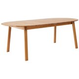 Hammel Furniture Proširiv blagovaonski stol od punog hrasta u prirodnoj boji 100x220 cm Amalfi – Cijene