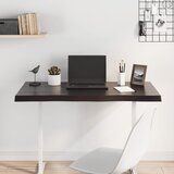 Stolna ploča tamnosmeđa 100x40x(2-4) cm obrađena hrastovina | shoptok.hr