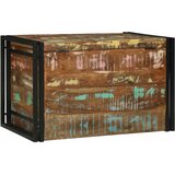  Kutija za spremanje s pohranom 80 x 50 x 50 cm obnovljeno drvo | shoptok.hr